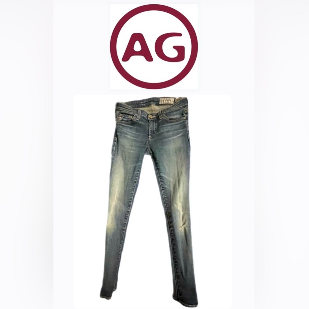 🪻Ag Adriano Goldschmied Designer Jeans The Stilt Cigarette Leg - size 24R